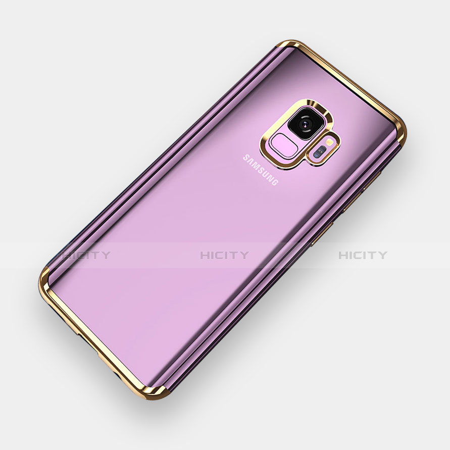 Coque Ultra Fine TPU Souple Housse Etui Transparente H04 pour Samsung Galaxy S9 Or Plus