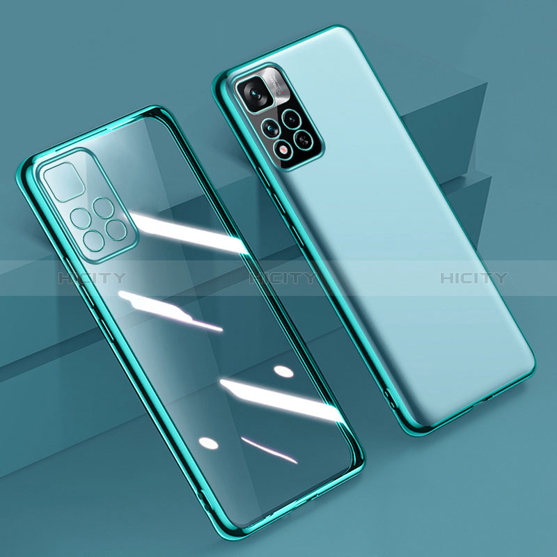 Coque Ultra Fine TPU Souple Housse Etui Transparente H04 pour Xiaomi Mi 11i 5G (2022) Vert Plus