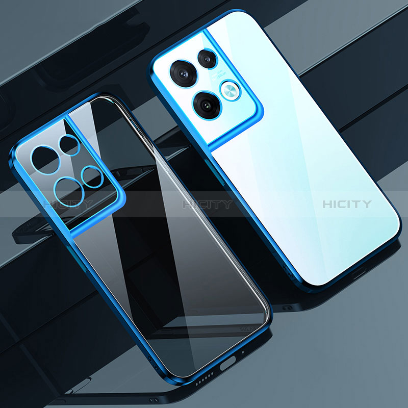 Coque Ultra Fine TPU Souple Housse Etui Transparente H04 pour Xiaomi Redmi Note 13 Pro 5G Bleu Plus