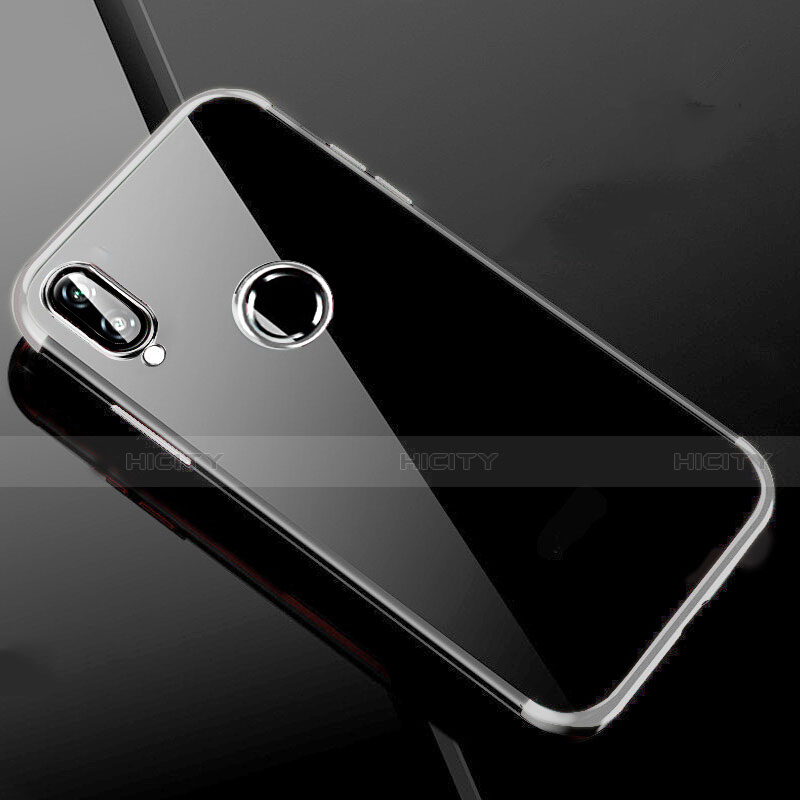 Coque Ultra Fine TPU Souple Housse Etui Transparente H04 pour Xiaomi Redmi Note 7 Argent Plus