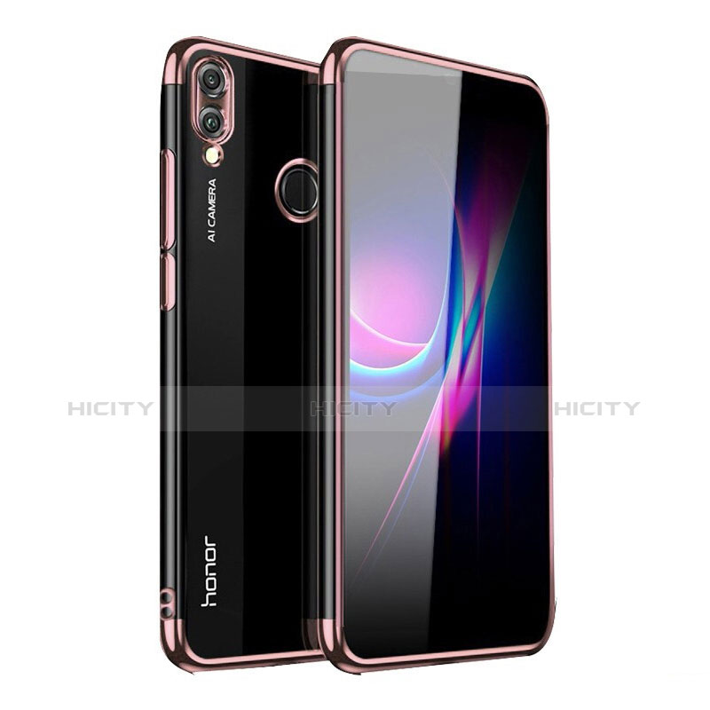 Coque Ultra Fine TPU Souple Housse Etui Transparente H05 pour Huawei Honor 10 Lite Rose Plus