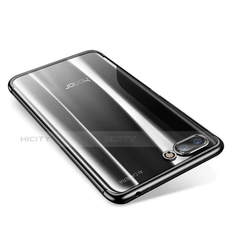 Coque Ultra Fine TPU Souple Housse Etui Transparente H05 pour Huawei Honor 10 Noir Plus