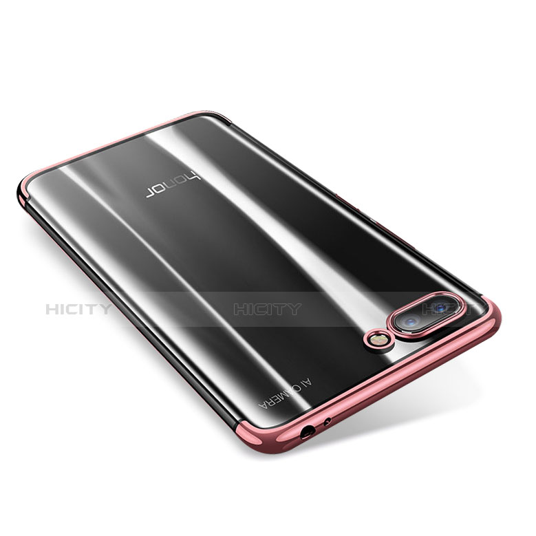 Coque Ultra Fine TPU Souple Housse Etui Transparente H05 pour Huawei Honor 10 Or Rose Plus