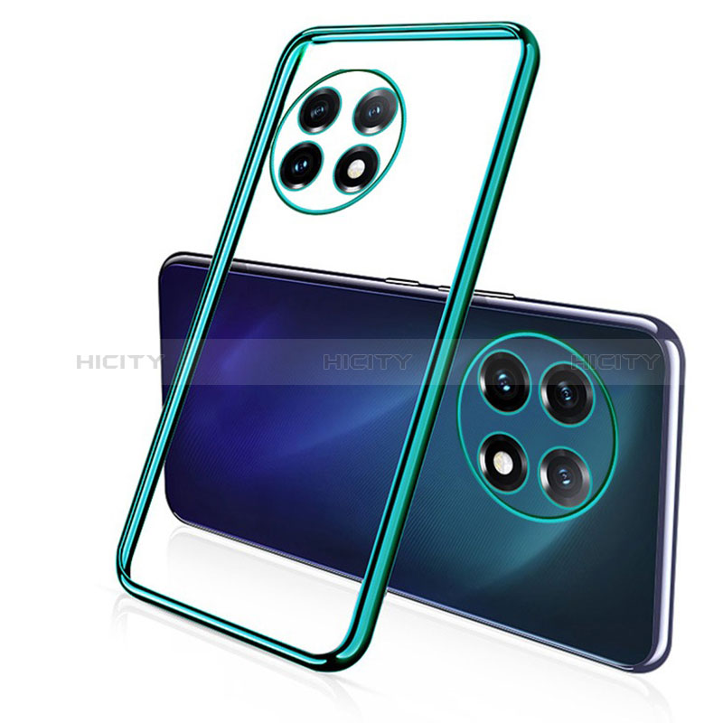 Coque Ultra Fine TPU Souple Housse Etui Transparente H05 pour OnePlus Ace 2 5G Vert Plus