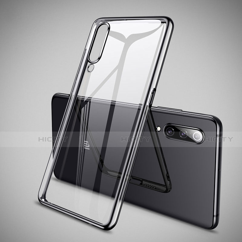 Coque Ultra Fine TPU Souple Housse Etui Transparente H05 pour Xiaomi Mi 9 Lite Noir Plus