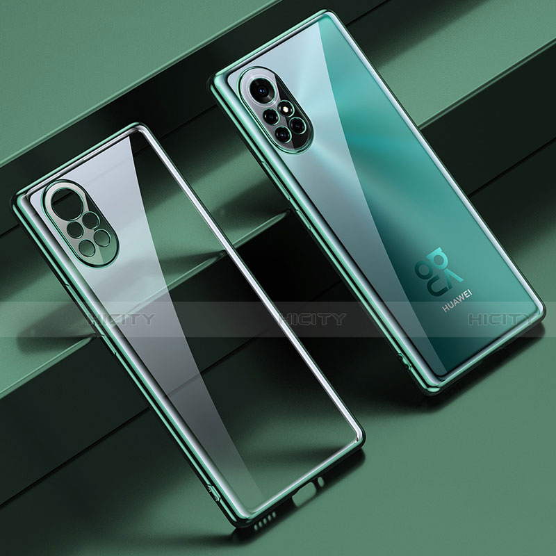 Coque Ultra Fine TPU Souple Housse Etui Transparente H06 pour Huawei Nova 8 5G Vert Plus