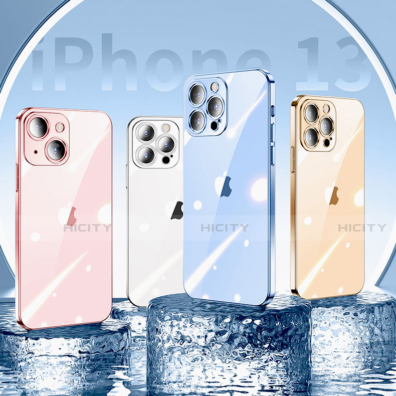 Coque Ultra Fine TPU Souple Housse Etui Transparente H08 pour Apple iPhone 13 Pro Plus