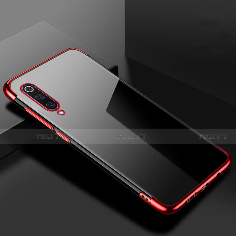 Coque Ultra Fine TPU Souple Housse Etui Transparente H08 pour Xiaomi Mi 9 Pro 5G Rouge Plus