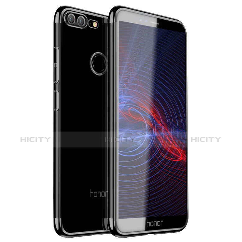 Coque Ultra Fine TPU Souple Housse Etui Transparente H16 pour Huawei Honor 9 Lite Noir Plus