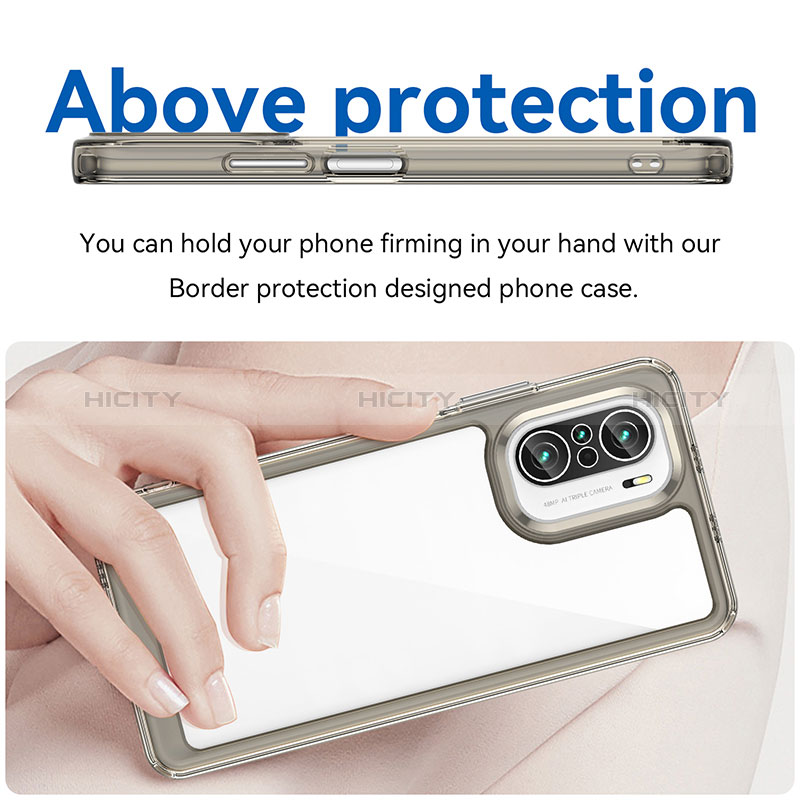 Coque Ultra Fine TPU Souple Housse Etui Transparente JS2 pour Xiaomi Redmi K40 Pro+ Plus 5G Plus