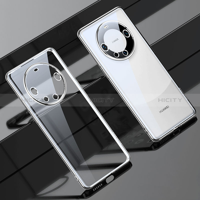 Coque Ultra Fine TPU Souple Housse Etui Transparente LD1 pour Huawei Mate 60 Argent Plus