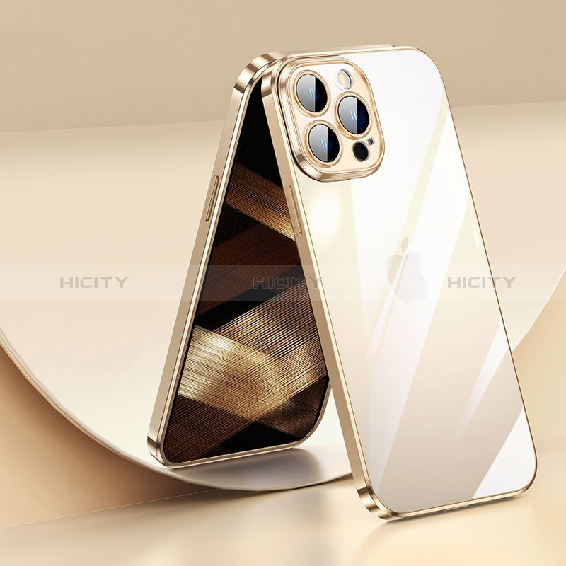 Coque Ultra Fine TPU Souple Housse Etui Transparente LD2 pour Apple iPhone 14 Pro Max Or Plus