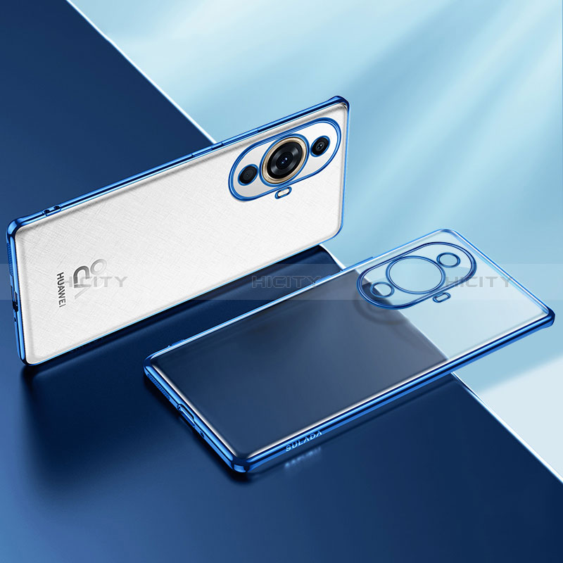 Coque Ultra Fine TPU Souple Housse Etui Transparente LD2 pour Huawei Nova 11 Bleu Plus