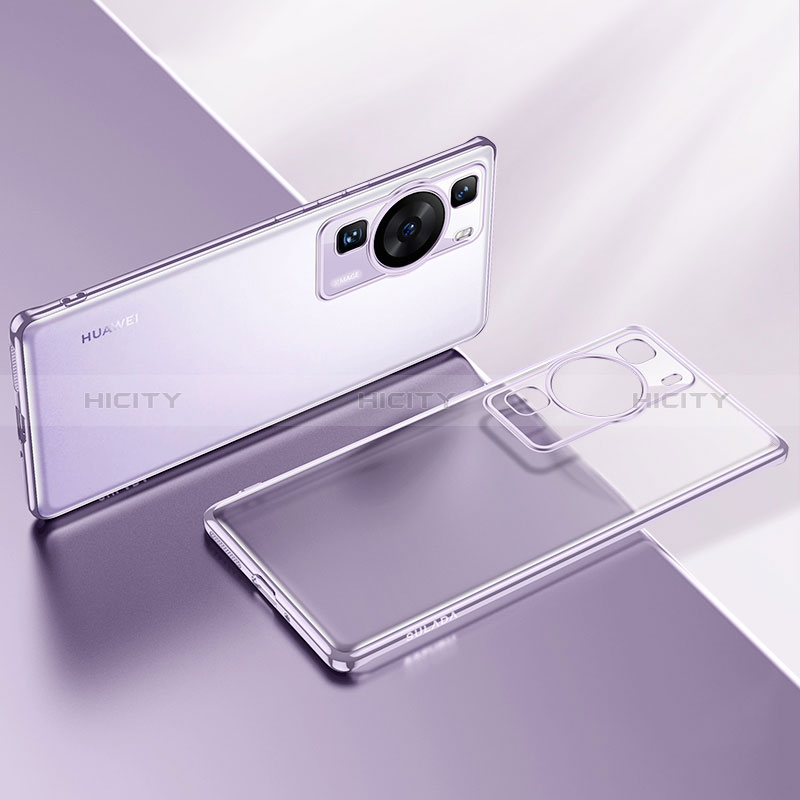 Coque Ultra Fine TPU Souple Housse Etui Transparente LD2 pour Huawei P60 Pro Violet Plus