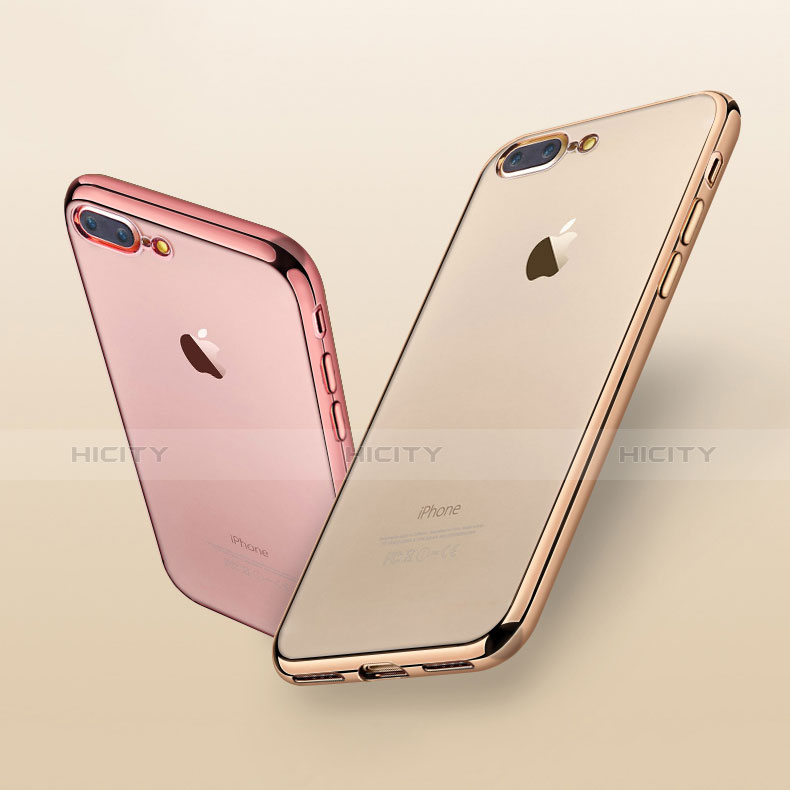 Coque Ultra Fine TPU Souple Housse Etui Transparente Q06 pour Apple iPhone 7 Plus Plus