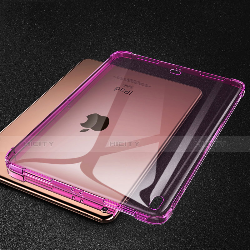 Coque Ultra Fine TPU Souple Housse Etui Transparente S01 pour Apple iPad Pro 11 (2018) Rose Plus