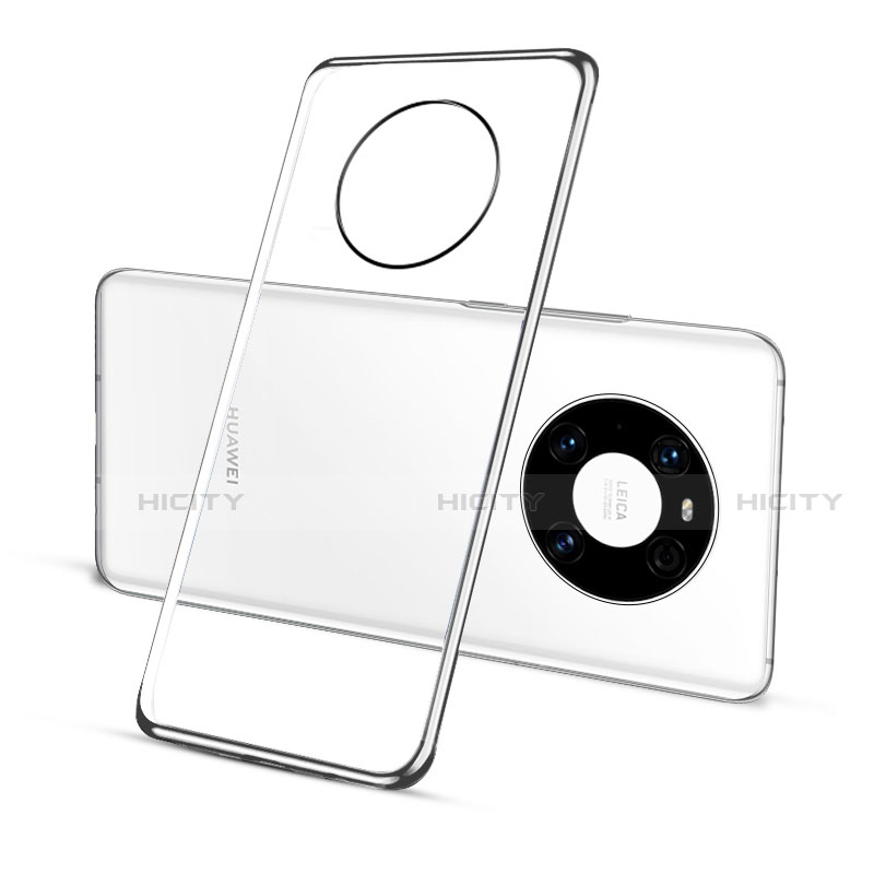 Coque Ultra Fine TPU Souple Housse Etui Transparente S01 pour Huawei Mate 40 Pro Argent Plus