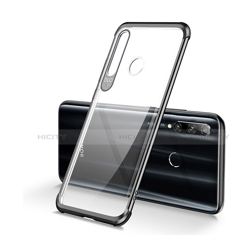 Coque Ultra Fine TPU Souple Housse Etui Transparente S01 pour Huawei P Smart+ Plus (2019) Noir Plus