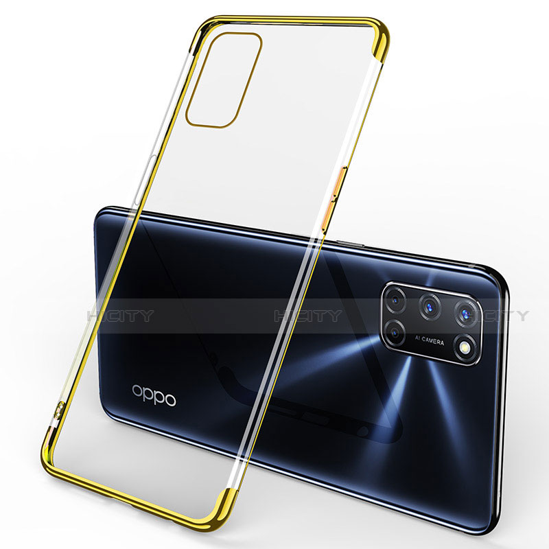 Coque Ultra Fine TPU Souple Housse Etui Transparente S01 pour Oppo A52 Jaune Plus