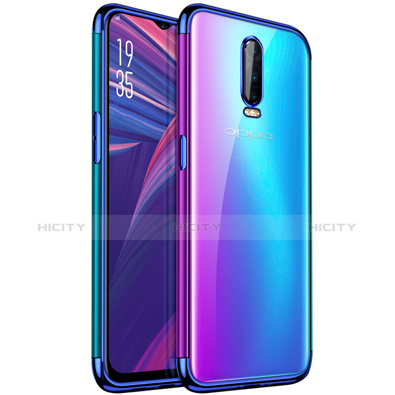 Coque Ultra Fine TPU Souple Housse Etui Transparente S01 pour Oppo R17 Pro Rouge Plus