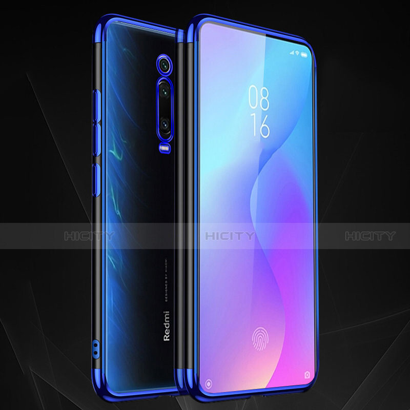 Coque Ultra Fine TPU Souple Housse Etui Transparente S01 pour Xiaomi Mi 9T Pro Bleu Plus