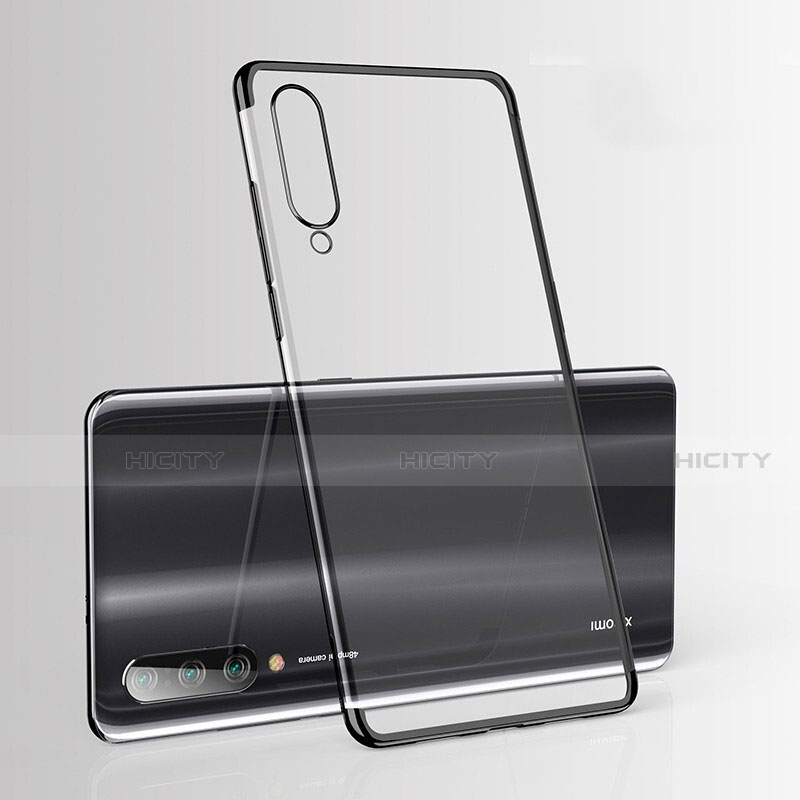 Coque Ultra Fine TPU Souple Housse Etui Transparente S01 pour Xiaomi Mi A3 Noir Plus