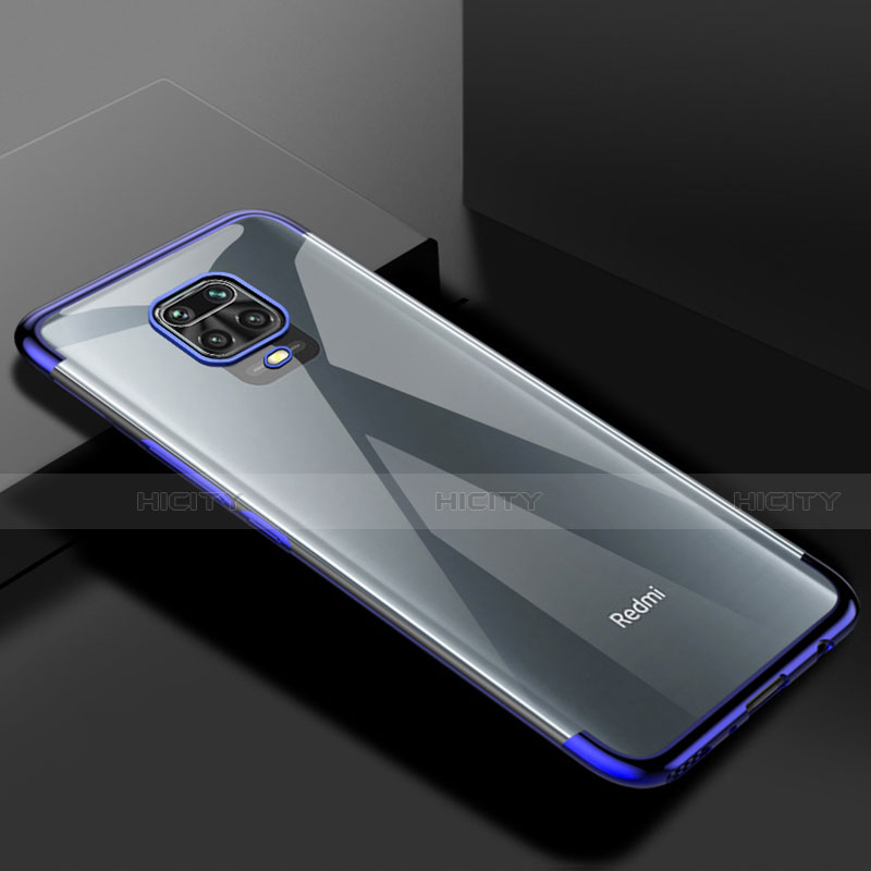 Coque Ultra Fine TPU Souple Housse Etui Transparente S01 pour Xiaomi Poco M2 Pro Bleu Plus