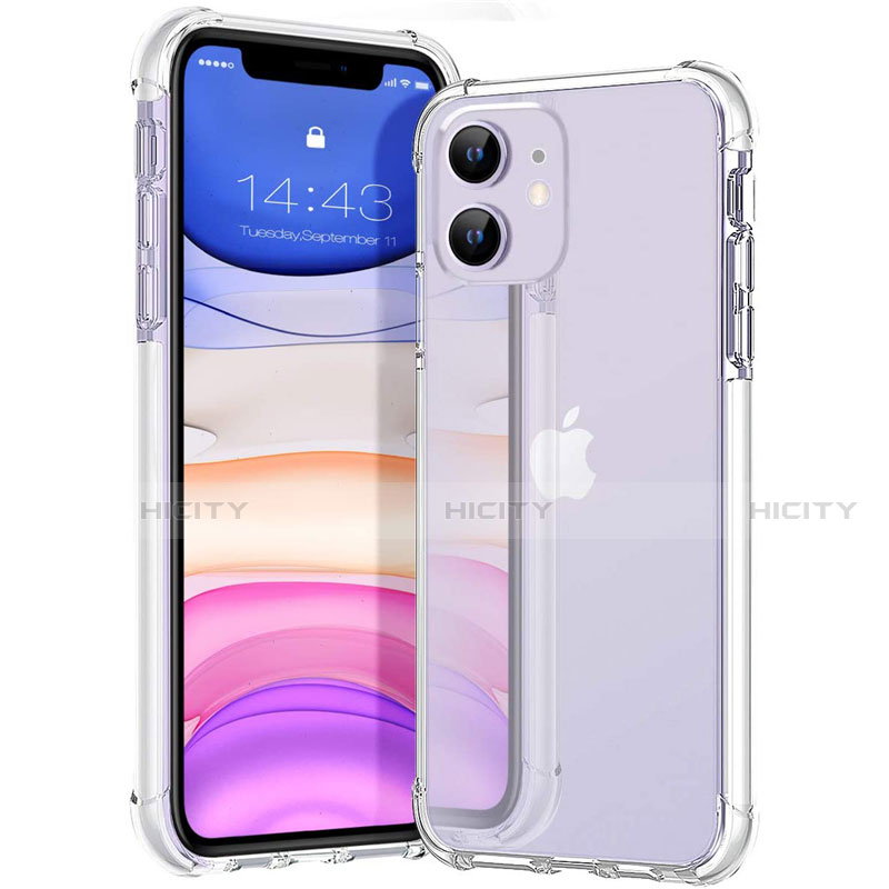 Coque Ultra Fine TPU Souple Housse Etui Transparente S02 pour Apple iPhone 12 Clair Plus