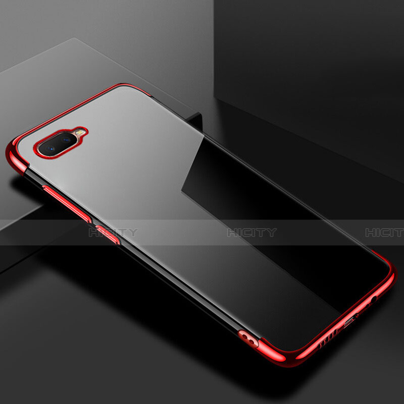 Coque Ultra Fine TPU Souple Housse Etui Transparente S02 pour Oppo K1 Rouge Plus