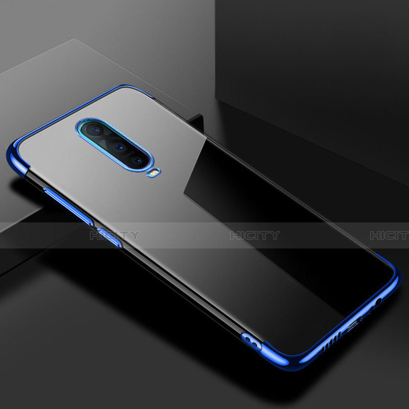 Coque Ultra Fine TPU Souple Housse Etui Transparente S02 pour Oppo R17 Pro Bleu Plus