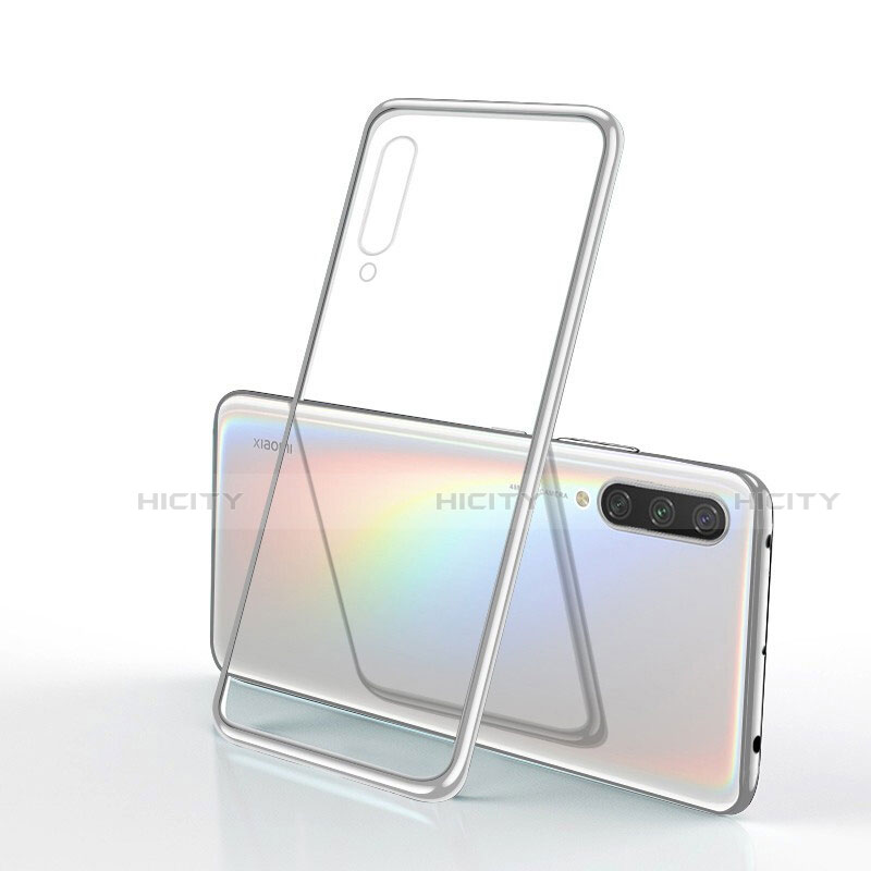 Coque Ultra Fine TPU Souple Housse Etui Transparente S02 pour Xiaomi Mi A3 Argent Plus