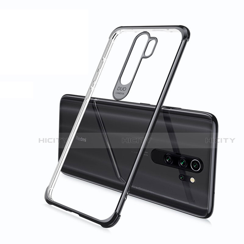 Coque Ultra Fine TPU Souple Housse Etui Transparente S02 pour Xiaomi Redmi Note 8 Pro Noir Plus