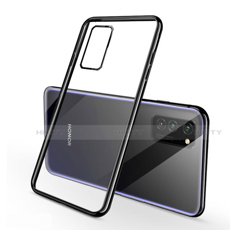 Coque Ultra Fine TPU Souple Housse Etui Transparente S03 pour Huawei Honor V30 Pro 5G Noir Plus