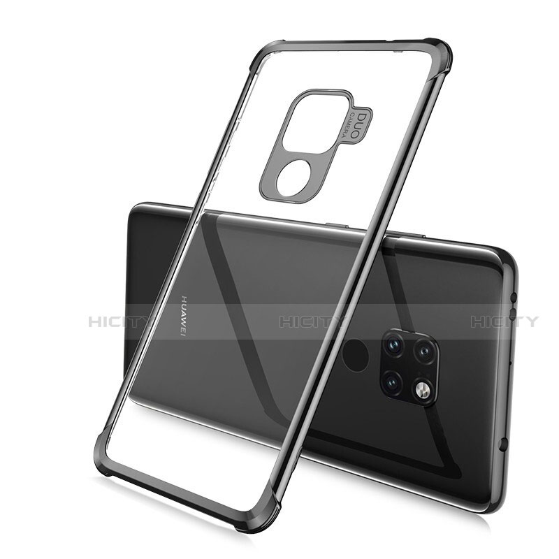 Coque Ultra Fine TPU Souple Housse Etui Transparente S03 pour Huawei Mate 20 Noir Plus