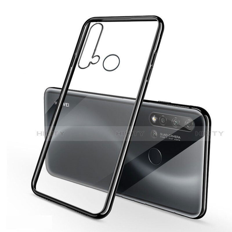 Coque Ultra Fine TPU Souple Housse Etui Transparente S03 pour Huawei Nova 5i Noir Plus