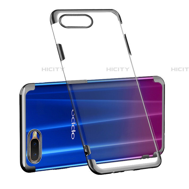 Coque Ultra Fine TPU Souple Housse Etui Transparente S03 pour Oppo RX17 Neo Noir Plus