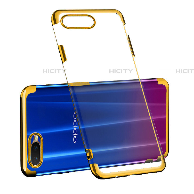 Coque Ultra Fine TPU Souple Housse Etui Transparente S03 pour Oppo RX17 Neo Or Plus