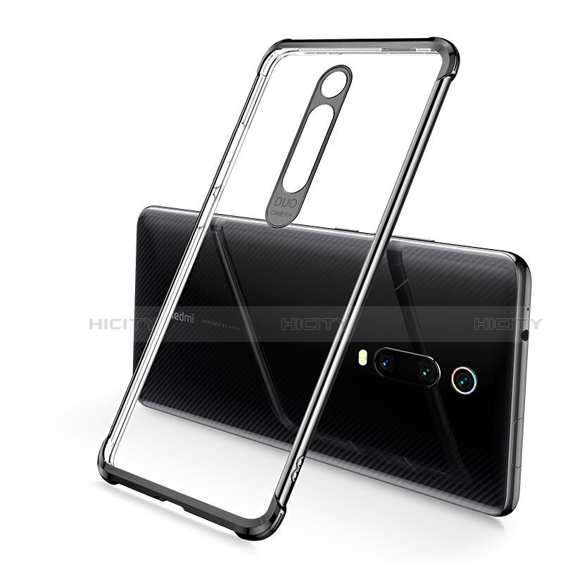 Coque Ultra Fine TPU Souple Housse Etui Transparente S03 pour Xiaomi Mi 9T Pro Noir Plus