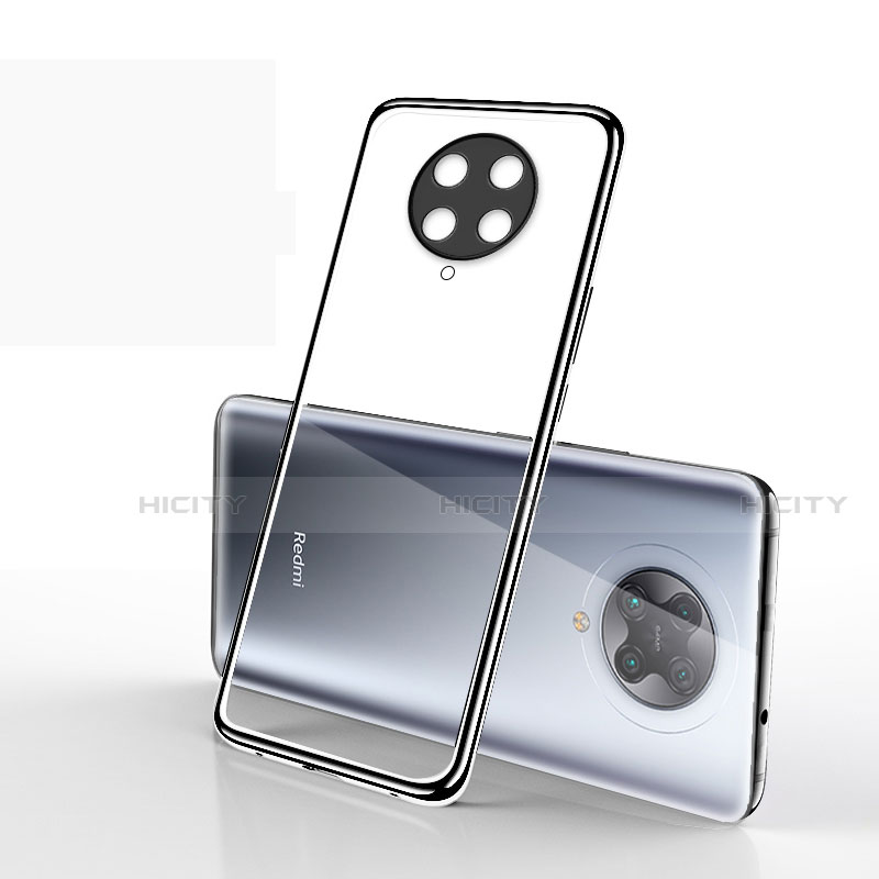 Coque Ultra Fine TPU Souple Housse Etui Transparente S03 pour Xiaomi Redmi K30 Pro Zoom Noir Plus