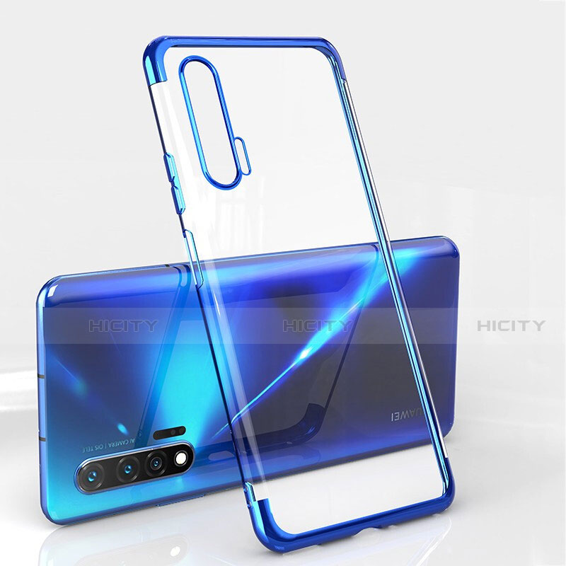 Coque Ultra Fine TPU Souple Housse Etui Transparente S04 pour Huawei Nova 6 Bleu Plus