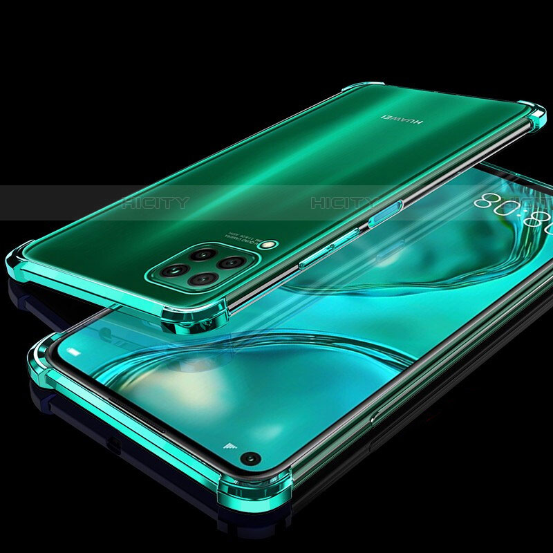 Coque Ultra Fine TPU Souple Housse Etui Transparente S04 pour Huawei P40 Lite Vert Plus