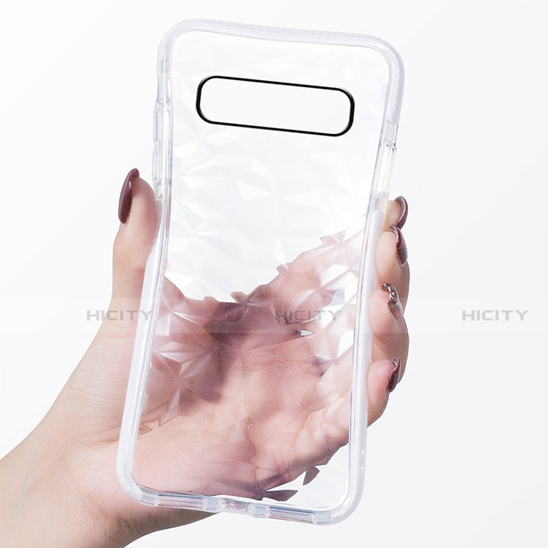 Coque Ultra Fine TPU Souple Housse Etui Transparente S04 pour Samsung Galaxy S10 Plus