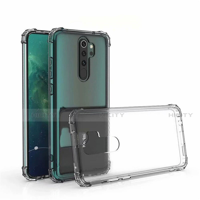 Coque Ultra Fine TPU Souple Housse Etui Transparente S04 pour Xiaomi Redmi Note 8 Gris Plus