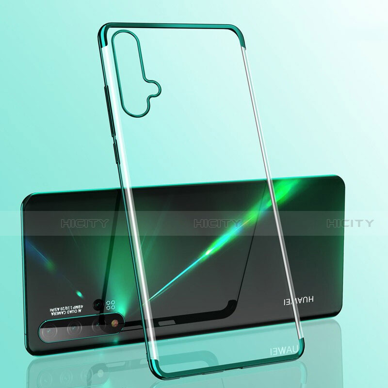 Coque Ultra Fine TPU Souple Housse Etui Transparente S05 pour Huawei Nova 5 Vert Plus