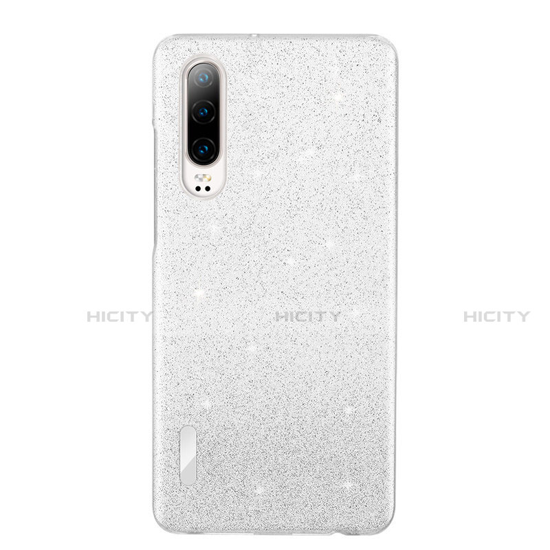 Coque Ultra Fine TPU Souple Housse Etui Transparente S05 pour Huawei P30 Blanc Plus