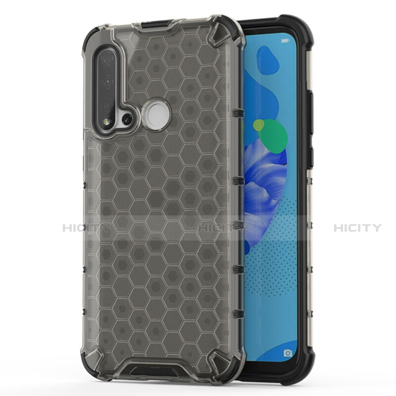 Coque Ultra Fine TPU Souple Housse Etui Transparente S06 pour Huawei P20 Lite (2019) Noir Plus