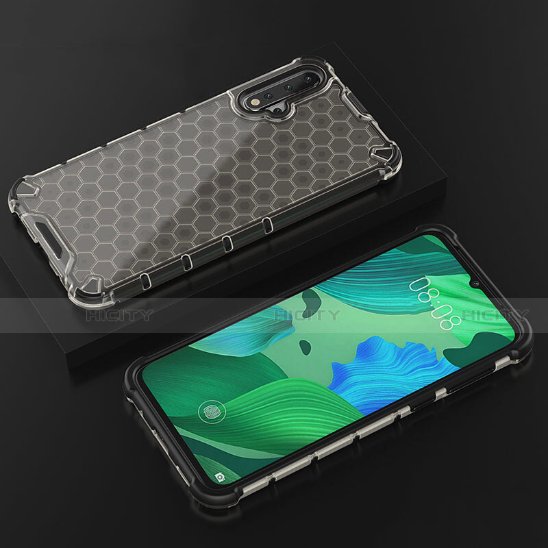 Coque Ultra Fine TPU Souple Housse Etui Transparente S08 pour Huawei Nova 5 Noir Plus