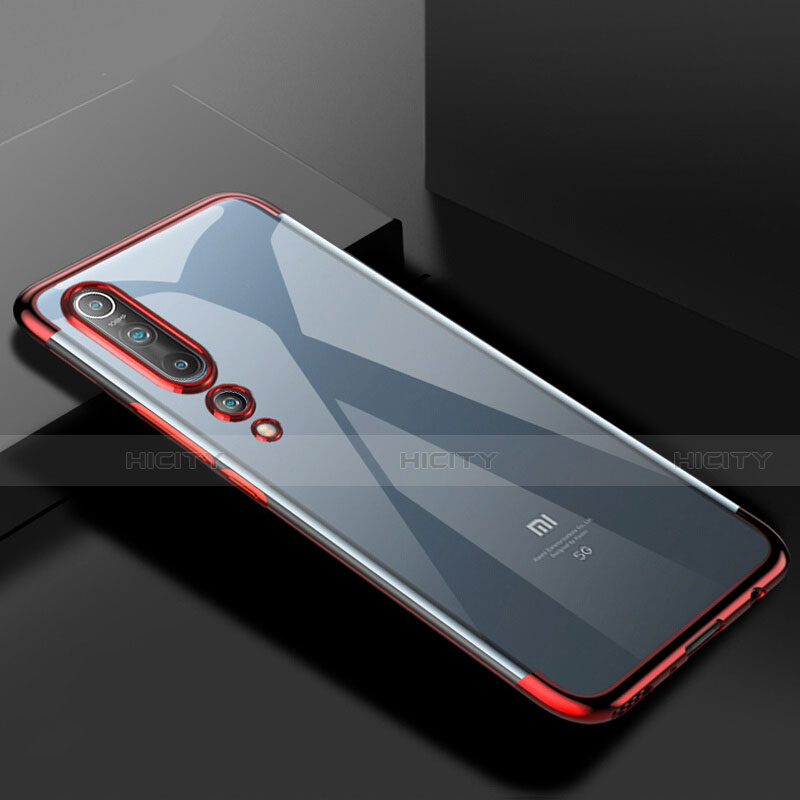 Coque Ultra Fine TPU Souple Housse Etui Transparente S2 pour Xiaomi Mi 10 Rouge Plus