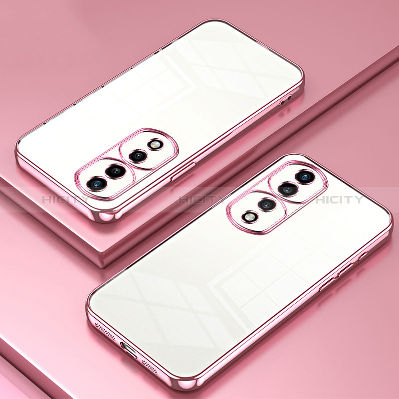 Coque Ultra Fine TPU Souple Housse Etui Transparente SY1 pour Huawei Honor 70 Pro 5G Or Rose Plus