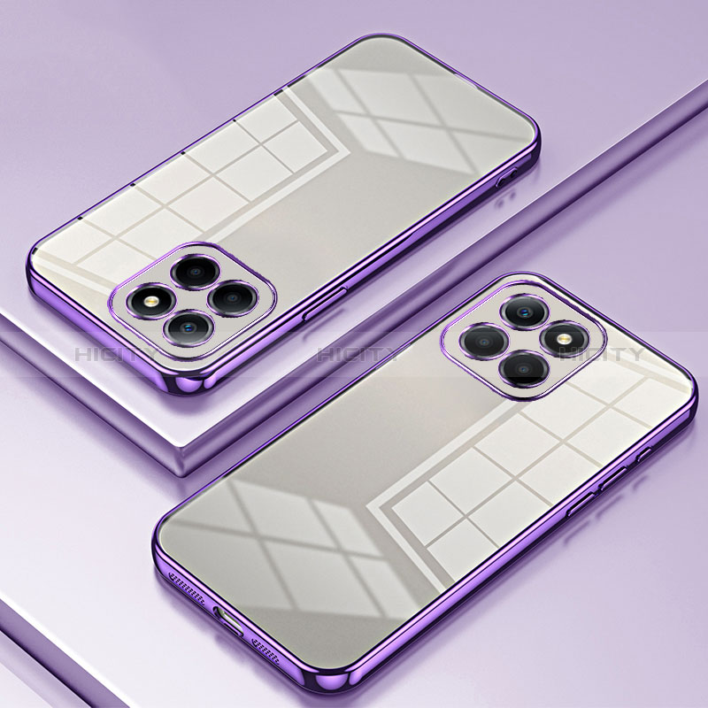 Coque Ultra Fine TPU Souple Housse Etui Transparente SY1 pour Huawei Honor X6 Violet Plus